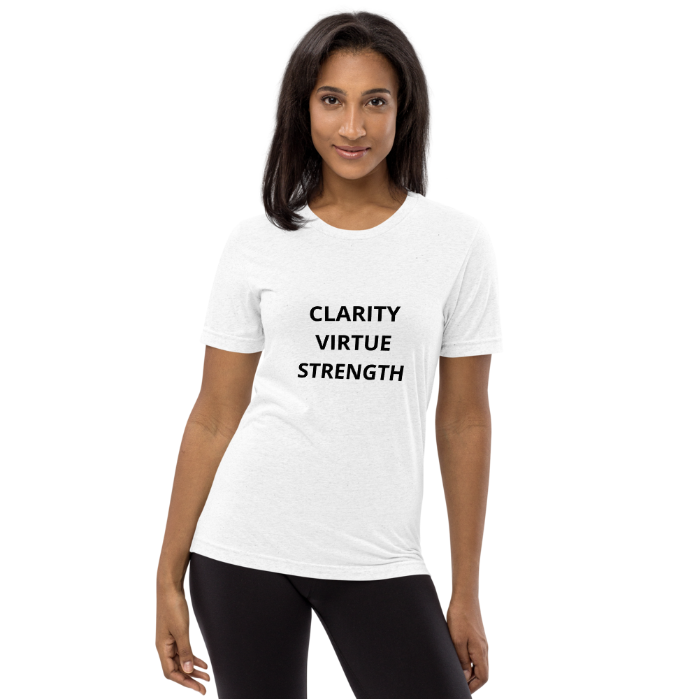 Clarity, Virtue, Strength Unisex classic tee
